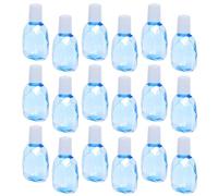 GARVALON Frascos Cuentagotas Exprimibles 10 Ml Azul 25 Piezas para Aceites Esenciales y Líquidos Orales Recipientes Vacíos Portátiles para Viaje Dispensador Preciso y Tapa Segura