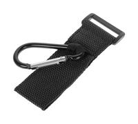 GARVALON Gancho para Manillar de Bicicleta U Tipo Negro, sin Taladro, Compatible con Motos, Bicicletas Eléctricas y Carritos, Correas de Amarre Resistentes para Almacenamiento y Transporte