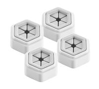 GARVALON Ganchos para Toallas de Cocina sin Perforaciones, Soporte de Pared Abs y Pvc, Diseño Funcional y Divertido, Paquete de 4 Unidades para Balcones y Habitaciones de Invitados