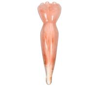GARVALON Herramienta de Masaje Corporal Palo de Masaje Cuello Color Rosa, Hecha de Cera de Abejas Mango Ergonómico Que Reduce Neuralgia y Libera Tensión Muscular