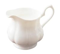 GARVALON Jarra de Leche Pequeña de Cerámica Europea 230 Ml Taza para Té Tarde Diseño Compacto para Uso Doméstico y Preparación de Bebidas