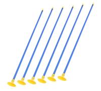 GARVALON Juego de 6 Flechas de Plástico con Ventosa de 42 Cm, Flechas de Práctica para Tiro Infantil, Juguete para Actividades Interiores y Exteriores