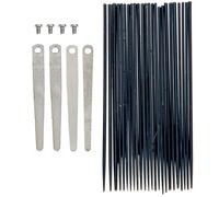 GARVALON Juego de Resortes para Saxofón de Acero Negro Tornillos, Accesorio para Reparación Buena Vibración y Acabado Fino, Adecuado para Saxofón y Clarinete