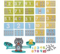 GARVALON Juguete Educativo para Contar Números Stem, Balanza Digital para Matemáticas, Juego de Aprendizaje, Herramienta Didáctica para Desarrollo Temprano, Juguetes Matemáticos