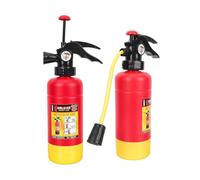 GARVALON Juguete Pulverizador de Agua, Set 2 Piezas Mochila Extintor de Fuego Pequeña (0,16 Kg) y Grande (0,2 Kg), Plástico Seguro, Interactivo para Playa, Piscina y Juegos al Aire Libre
