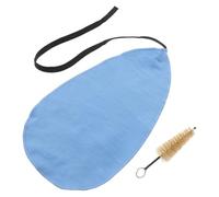 GARVALON Kit de Limpieza para Saxofón y Clarinete Hisopo Limpiador para Boquillas, Paño de Microfibra para Interior del Tubo y Cepillo para Saxofón Alto y Tenor, Accesorios