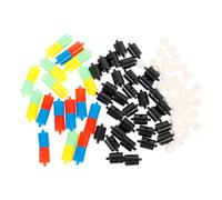 GARVALON Kit Modelo ADN Doble Hélice Educativo, Componente Molecular para Enseñanza Científica, Herramienta Aprendizaje Genética, Aparato Didáctico Ciencias Biología, Juego Montaje