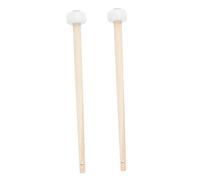 GARVALON Mazas de Madera para Gong 2 Piezas, Martillos de Percusión para Instrumentos, Ligeros y Portátiles para Eventos y Celebraciones