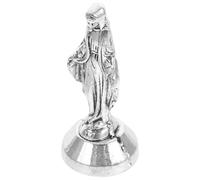 GARVALON Mini Estatua Santa María de Escultura Religiosa Católica para Decoración Hogar y Altar de Iglesia Semana Santa Figura Devocional Pequeña para Exterior Interior