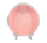 GARVALON Mini Maleta de Juguete para Muñecas Pequeña Rosa Caja de Almacenamiento Portátil y Decorativa Juguete para Casita de Juegos Infantil Maleta de Viaje Miniatura