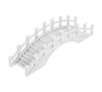 GARVALON Miniatura Puente de Jardín Vintage de Arquitectura Tradicional Decoración para Micro Paisajes Bonsáis y Terrarios Adorno Elegante para Hogar y Oficina