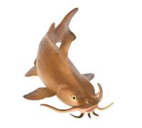 GARVALON Modelo de Bagre Falso de Plástico Sólido, Juguete Educativo, Adorno Decorativo Realista de Agua Dulce, Figura de Animal para Mesa, Pieza Única para Aprendizaje y Juego