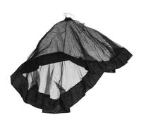 GARVALON Mosquitera para Camping Individual y Tienda de Malla Compacta para Viaje Senderismo y Protección contra Insectos Material Oxford Resistente Negra