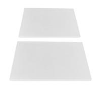 GARVALON Panel Aislante de Fibra Cerámica 10 Mm Resistente al Fuego, 2 Unidades 200x300 Mm, Almohadilla Térmica para Estufas, Hornos y Calderas, Aislamiento Térmico de Alta Temperatura