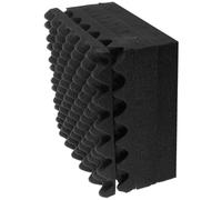 GARVALON Paneles Acústicos de Aislamiento Autoadhesivos 30x30x2 Cm, Espuma Alta Densidad Ignífuga, 6 Piezas para Reducción de Ruido en Estudios, Habitaciones y Equipos de Música