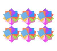 GARVALON Papel de Origami para Bricolaje de Doble Cara, 300 Hojas Ligeras y Portátiles para Manualidades, Decoración de Fiestas y Proyectos Creativos