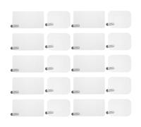 GARVALON Pegatinas Electrostáticas para Soporte de Cámara de Salpicadero 20 Unidades Película Protectora Estática Transparente para Parabrisas de Coche Tamaños 60x80 y 60x110 Mm Uso