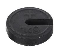 GARVALON Pesa de Hierro Ortopédica de 1 Kg para Tracción Gancho, Contrapeso Clásico para Báscula Estándar, Peso de Calibración Profesional para Uso Clínico Pacientes