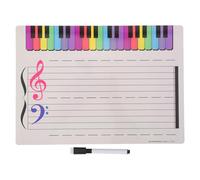 GARVALON Pizarra Para Enseñar Música Material Para Profesores De Música Tablero Para Notas Musicales Pentagramas Pizarras Blancas Tablero Para Notas