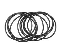 GARVALON Pulseras De Silicona Elásticas Negras 12 Pcs Para Mujer y Hombre Accesorio Deportivo Festival Ajustable Flexible Cómoda