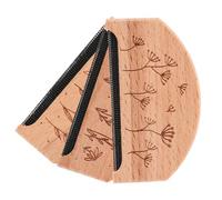 GARVALON Quitapelusas Manual de Madera Beige Portátil para Ropa 3 Piezas, Afeitadora Anti-bolitas para Limpiar Pelusas y Bolas en Suéteres y Prendas