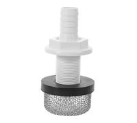 GARVALON Soporte de Filtro Pasacascos para Bomba de Oxígeno de Pozo, Accesorio de Reemplazo Rejilla Filtrante, Compatible Bomba de Aireación para Embarcaciones, Diseño Modular para