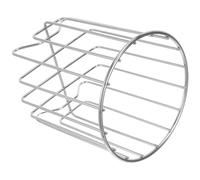 GARVALON Soporte para Bolsas de Basura de Cocina Acero Inoxidable, Estante Multifuncional de 15x13.5 Cm Rejilla de Drenaje para Clasificación de Residuos, Colgador Compacto para Gabinetes