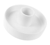 GARVALON Soporte Quemador de Varillas Aromaterapia Cerámica Blanco para Meditación y Limpieza Espiritual Quemador Sagrado Portátil para Palos de Madera Natural para Yoga y Rituales Sala