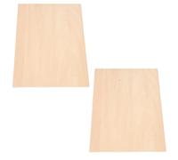 GARVALON Tablas para Tallar Madera A3 30x45 Cm 2 Piezas, Madera Maciza 4 Mm, Superficie Lisa para Grabado Artesanal, Material Dibujo Profesional y Manualidades, Herramienta para Artistas