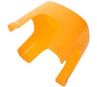 GARVALON Taburete para Baño de PVC Estable Antideslizante y Reposapiés Cómodo para Entrenamiento Inodoro Asiento Pequeño Amarillo para Ducha y Aseo Diario