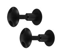 GARVALON Tapones para Tabla de Surf Negro Redondo 2 Piezas Conector de Correa para Bodyboard Accesorio Resistente para Punto de Anclaje de Cuerda de Softboard Accesorio para Reparación