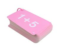 GARVALON Tarjetas Didácticas Matemáticas para 10 Piezas Suma y Resta hasta 10 Material Resistente para Aprendizaje Educativo Preescolar y Escolar Niñas