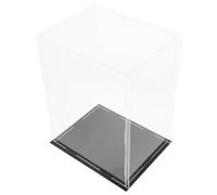 GARVALON Vitrina Acrílica Transparente para Coleccionables Caja de Exhibición Antipolvo para Figuras de Acción y Juguetes con Diseño Espacioso