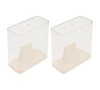 GARVALON Vitrina para Medallas de Premio Crema 2 Piezas Caja de Exhibición de Medallas de Mesa para Colecciones Deportivas Organizador Portátil Carreras y Natación