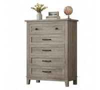 Garvee 1 PB MDF J1 Cinco Cajones Cómodas y Cajoneras para Dormitorio, Cajones Espaciosos, Gran Capacidad, Durabilidad y Estilo, 80 * 40 * 105 Cm