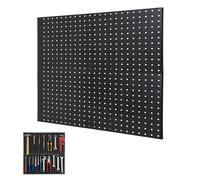 Garvee 2 Panel De Pared Perforado Metal Organizador De Herramientas | Para Garaje Taller Cocina Oficina Acero Recubierto Resistente A La Oxidación Compatible Con Ganchos Fácil Instalación