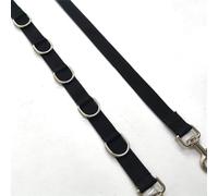 Garvee 3 correas de aseo para perros y gatos - Arnés de seguridad ajustable de nylon - Anillos resistentes para mesa o tina - Ideal para baño, secado y cuidado veterinario - Color: negro