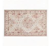 Garvee Alfombra Bohemia clásico Lavable y Plegable - Toque Suave Tipo Cachemira - Antideslizante y Moderna - para salón, Dormitorio y Pasillo - Decoración de hogar - Color Rosa, 200x290cm