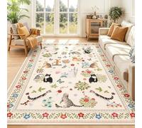 Garvee Alfombra de Gato Lavable Antideslizante - Beige, 160x230cm, Alemania