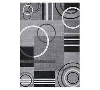 Garvee Alfombra geométrica Moderna Lavable - Antideslizante, Pelo bajo, poliéster Suave, Resistente a Manchas - Ideal para salón, Dormitorio o Comedor - Apta para Mascotas y niños - Tamaño 160x230cm,