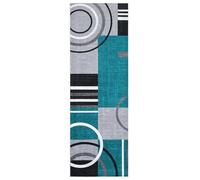 Garvee Alfombra geométrica Moderna Lavable - Antideslizante, Pelo Corto, Suave, Resistente salón, Dormitorio, Cocina y Pasillo - Apta para Mascotas y niños - Tamaño 60x230cm, Color