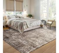 Garvee Alfombra Lavable Moderna para Pasillo/Dormitorio - Efecto Degradado, Pelo Corto Cachemira Suave, Plegable - Salón, Entrada - Color: Bite, 160x230cm, Continente Continental