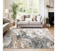 Garvee - Alfombra Moderna de mármol, descontaminable, Antideslizante para salón y Dormitorio, diseño contemporáneo, 60 x 230 cm