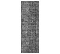 Garvee Alfombra Moderna Lavable a máquina para salón, Dormitorio o Comedor - Antideslizante y Suave - Decoración Elegante y Resistente - Color Gris Oscuro, 60x230 cm, fabricación Alemana