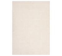 Garvee Alfombra Moderna Lavable a máquina para salón, Dormitorio o habitación Infantil - Antideslizante y Suave - Segura para Mascotas y niños - Color Blanco dañado, 120x170 cm, fabricación Alemana