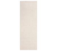 Garvee Alfombra Moderna Lavable a máquina para salón y Dormitorio - Antideslizante y Suave - Amigable con niños y Mascotas - Color Blanco dañado, 60x230 cm, fabricación Alemana