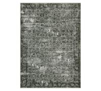 Garvee Alfombra vintage oriental lavable, antideslizante y suave - ligera y plegable - moderna y resistente a manchas - ideal para sala, dormitorio, cocina u oficina - 200x290cm - verde oscuro - hecha