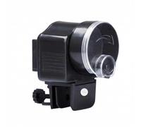 Garvee Alimentador Automático de Peces para Acuario y Tortugas con Temporizador Programable 12/24 Horas Dispensador de Comida Ajustable para Vacaciones y Fines de Semana 60ml Negro