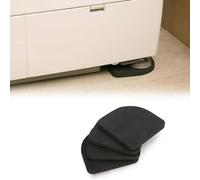 Garvee Antideslizante y Antivibración - Set de 4 Tapetes de Goma para Lavadora/Secadora - Alta Densidad, Absorción de Impacto, Reducción de Ruido y Vibración - para Electrodomésticos y Equipos de