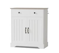 Garvee Aparador Buffet Moderno de Madera para Comedor - Estantes Ajustables y Puertas - Almacenamiento versátil - Ideal para Cocina, Entrada o Sala - Mueble Auxiliar para café y vajilla - 75 cm -